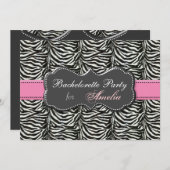 Invitations à la soirée branchée de Bachelorette R (Devant / Derrière)