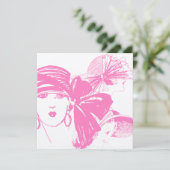 Invitations à la soirée Cocktail de la Dame rose d (Debout devant)