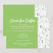 Invitations à la soirée d'anniversaire de dégustat (Devant / Derrière)