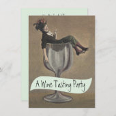 Invitations à la soirée de dégustation de vin de l (Devant / Derrière)