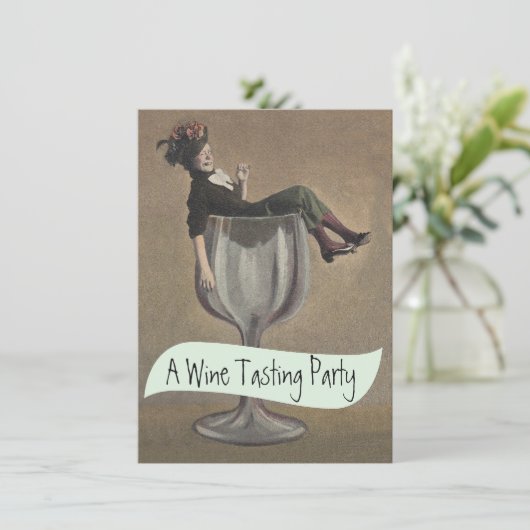 Invitations à la soirée de dégustation de vin de l (Debout devant)