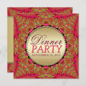 Invitations à la soirée dîners de la Lacy Eastern (Devant / Derrière)