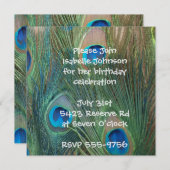 Invitations à l'anniversaire du paquebot (Devant / Derrière)