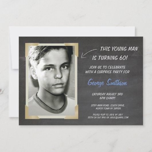 Invitations à l'aube Vintage de style photo (Devant)