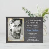 Invitations à l'aube Vintage de style photo (Debout devant)