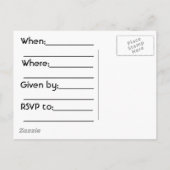 Invitations à l'ébullition de l'écrevisse (Dos)