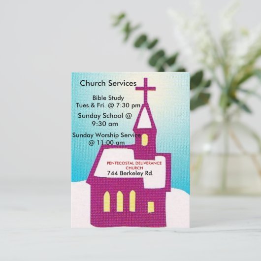 invitations à l'église (Debout devant)