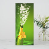 Invitations à l'explosion d'une bouteille de champ (Debout devant)