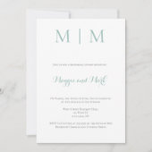 Invitations à l'occasion d'une répétition de monog (Devant)