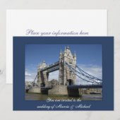 Invitations à Londres, Angleterre (Devant / Derrière)