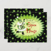 Invitations à l'Open House du Père Noël (Devant / Derrière)