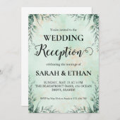 invitations à mariage eucalyptus simples (Devant / Derrière)