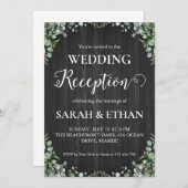 invitations à mariage eucalyptus simples (Devant / Derrière)