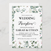 invitations à mariage eucalyptus simples (Devant / Derrière)