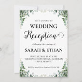 invitations à mariage eucalyptus simples (Devant)