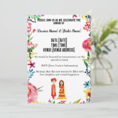 invitations à mariage motifs indiens (Debout devant)