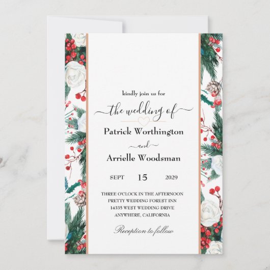 invitations à Noël (Devant)