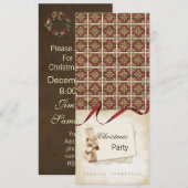 Invitations à Noël (Devant / Derrière)