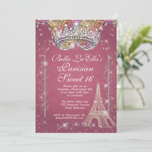 Invitations à Paris Bling (Debout devant)