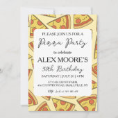 invitations à pizza italienne (Devant)