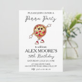 invitations à pizza italienne (Debout devant)