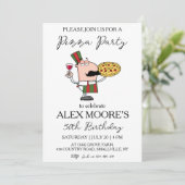 invitations à pizza italienne (Debout devant)