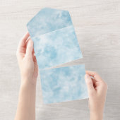 Invitations à thème Cloud - Tête dans les NUAGES (Déchirure)