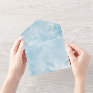 Invitations à thème Cloud - Tête dans les NUAGES