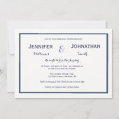 Invitations à un dîner de répétition moderne à la (Devant)