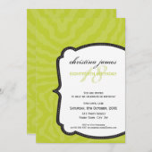 INVITATIONS À UN ÉVÉNEMENT SPÉCIAL :: superbe zèbr (Devant / Derrière)