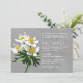 Invitations à un mariage d'anémones (Debout devant)