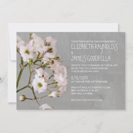 Invitations à un mariage de gitan (Devant)