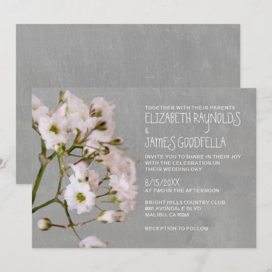 Invitations à un mariage de gitan (Devant / Derrière)