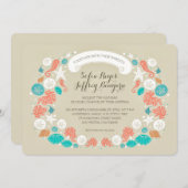 invitations à un mariage de plage lunaire (Devant / Derrière)