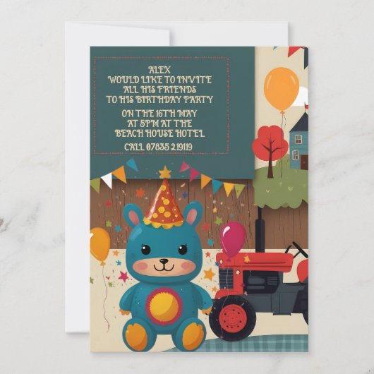 Invitations à une fête (Devant)