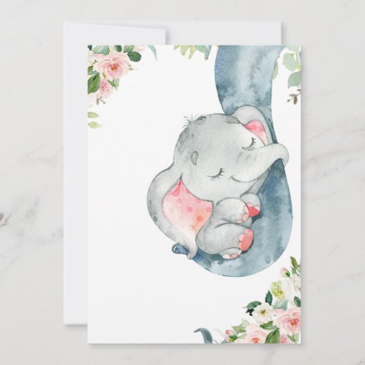 Invitations à une petite fille pour une douche à l (Dos)