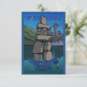 Invitations à Vancouver Personnalisées Vancouver R (Debout devant)