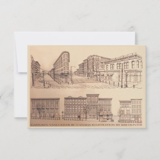 Invitations à Vancouver Personnalisées Vancouver R (Devant)