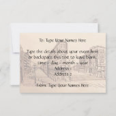 Invitations à Vancouver Personnalisées Vancouver R (Dos)