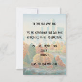 Invitations à Vancouver Personnalisées Vancouver R (Dos)