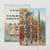 Invitations à Vancouver Personnalisées Vancouver R (Devant / Derrière)