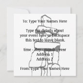 Invitations à Vancouver Personnalisées Vancouver R (Dos)