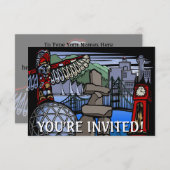 Invitations à Vancouver Personnalisées Vancouver R (Devant / Derrière)