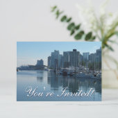 Invitations à Vancouver Personnalisées Vancouver R (Debout devant)