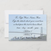 Invitations à Vancouver Personnalisées Vancouver R (Dos)