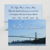 Invitations à Vancouver Personnalisées Vancouver R (Devant / Derrière)