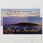 Invitations à Vancouver Personnalisées Vancouver R (Devant / Derrière)