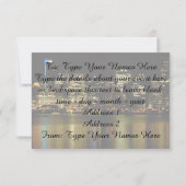 Invitations à Vancouver Personnalisées Vancouver R (Dos)