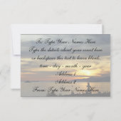 Invitations à Vancouver Personnalisées Vancouver R (Dos)