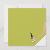 Invitations à vin de la Chartreuse Bride (Dos)